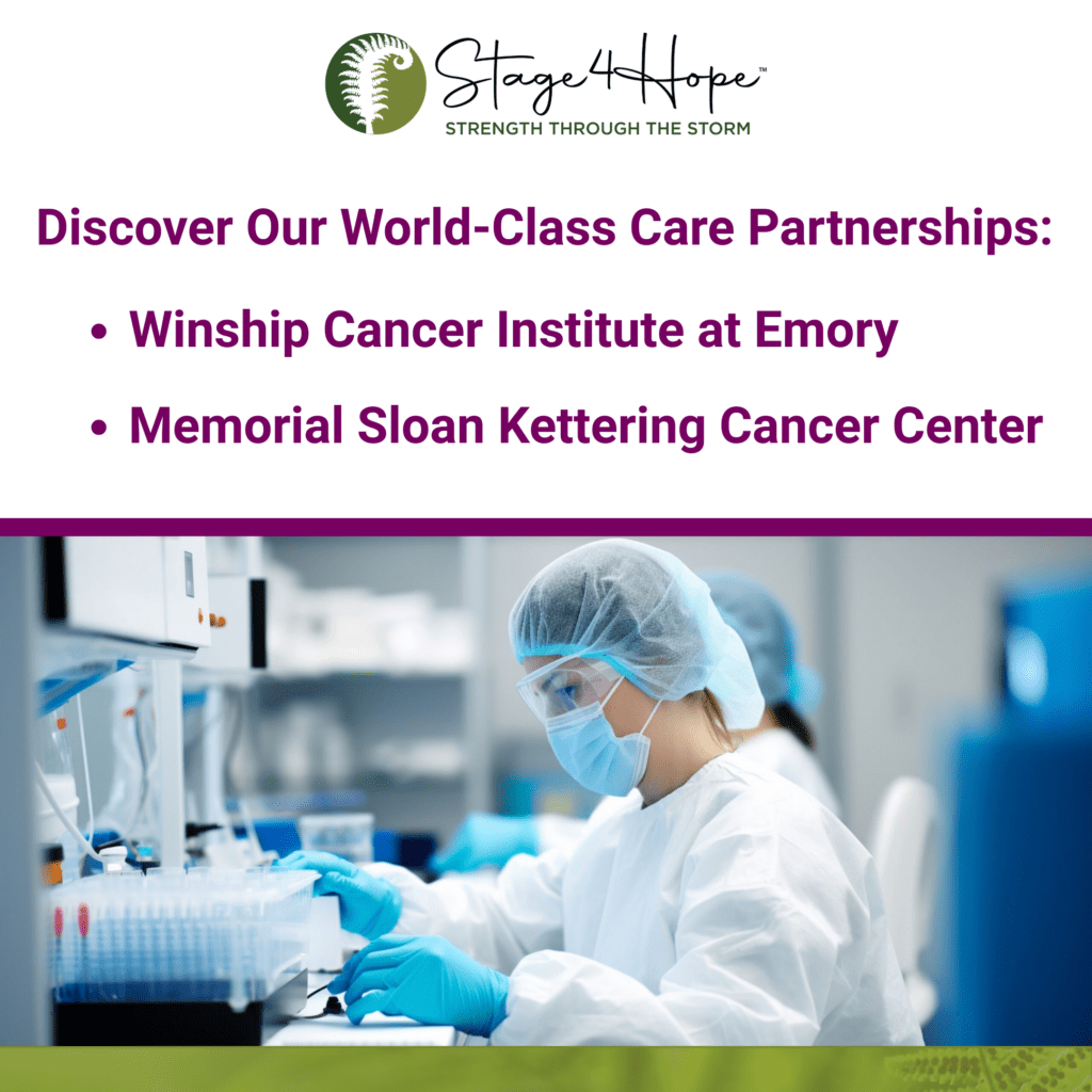 Stage 4 cancer treatment partnerships